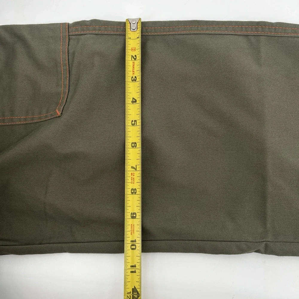 True Religion Cargo Pants Men's 34 Green‎ Kalamata Orange Stitching NWT $159 NEW